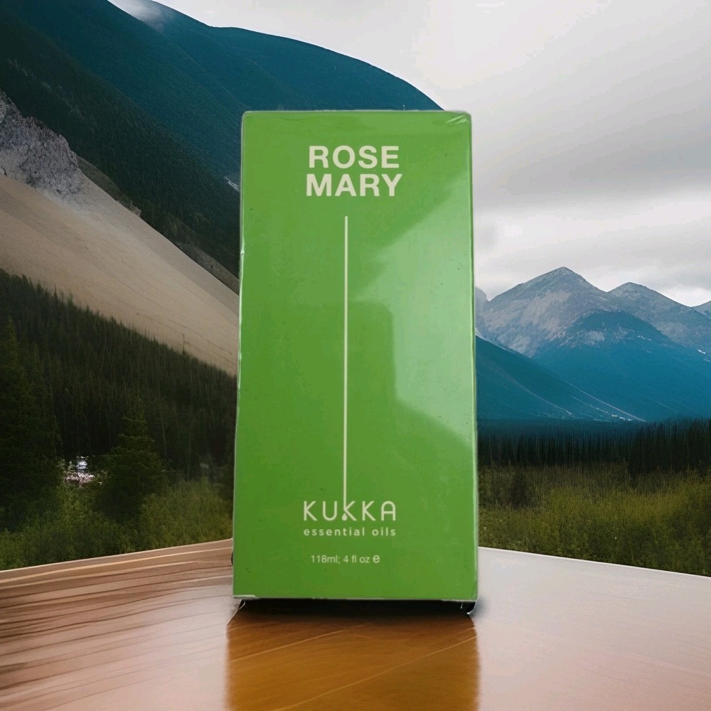 Kukka Rosemary Oil for Hair - 4 Fl Oz - 100% Pure Natural Rosemary Essential Oil